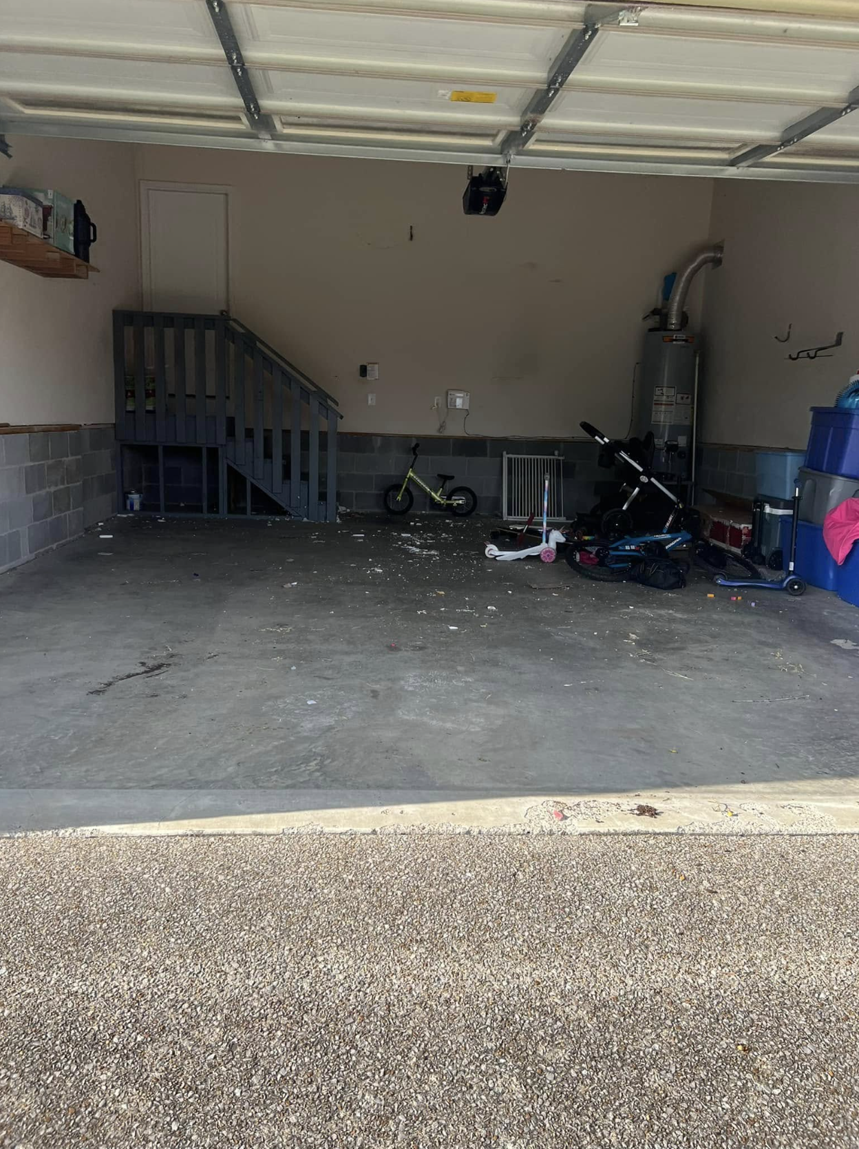 Garage after Trash Ninja junk removal service
